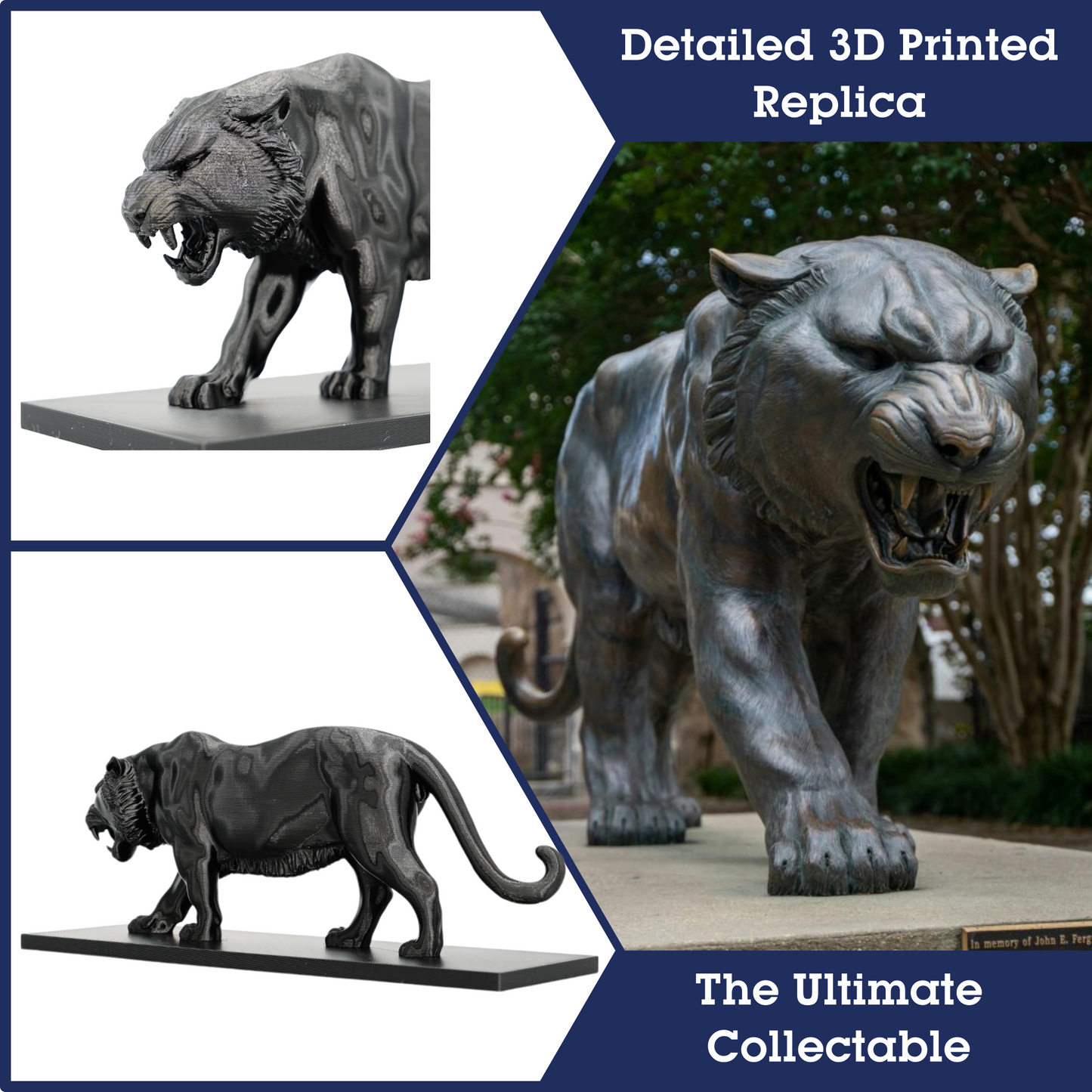 Mike The Tiger 3D Replica | Baton Rouge, Louisiana | Graduation Gift & Fan Memorabilia & Home, Dorm, Office Décor