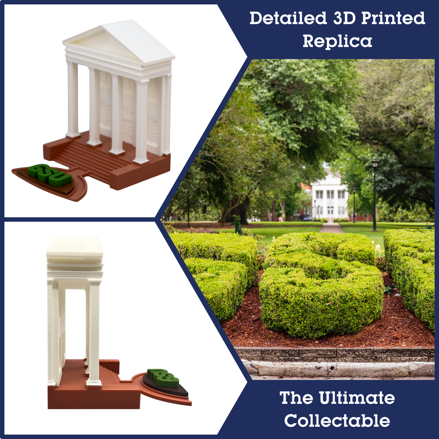 Sweetheart Circle 3D Replica | Statesboro, Georgia | Graduation Gift & Fan Memorabilia & Home, Dorm, Office Décor